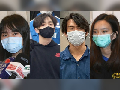 Three young activists jailed under Hong Kong security law