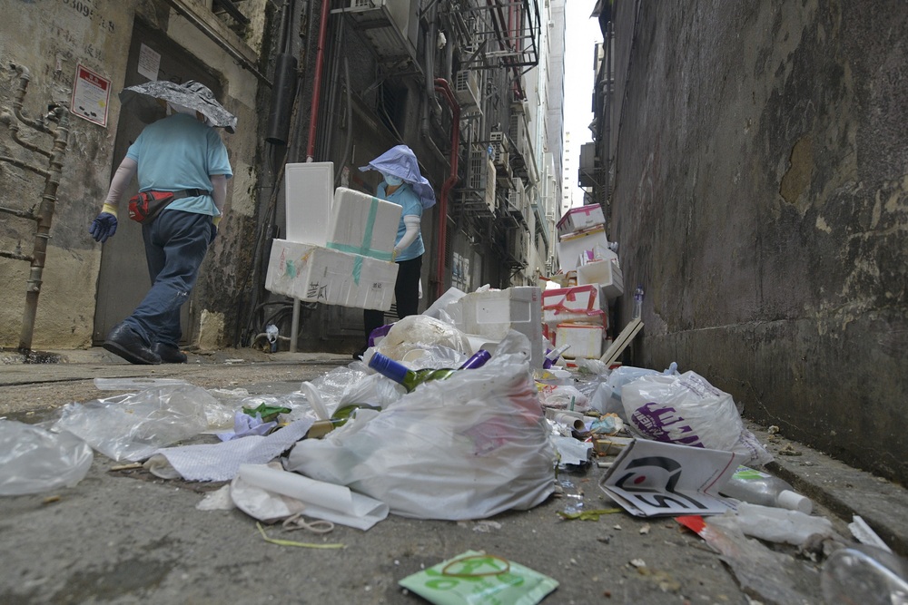 Hong Kong to roll out big dumpsters to tackle back-alley litter: source