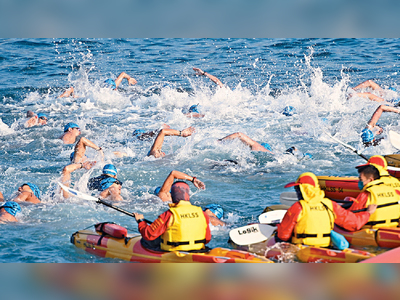 Victoria Harbour embraces 1,200 swimmers in race