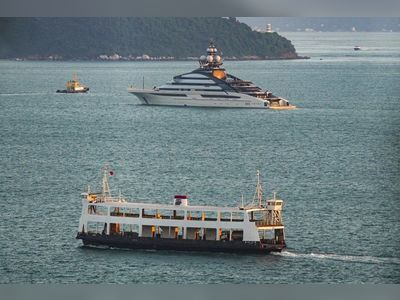 Russian megayacht Nord leaves Hong Kong waters for South Africa