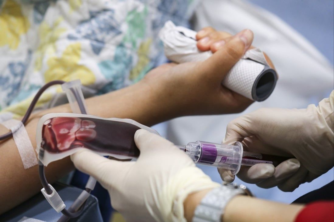 Blood donations in Hong Kong dry up because of Covid-19 pandemic, survey finds