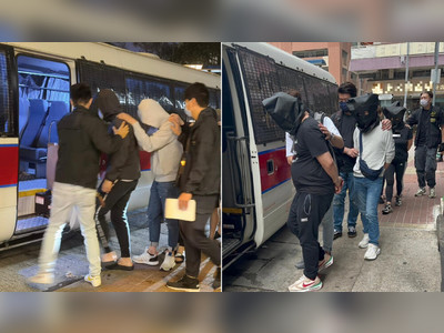 Thirty-seven arrested in anti-triad operations, including three linked to Tsim Sha Tsui attack