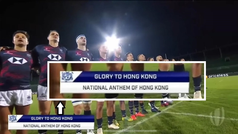 Right anthem but wrong name this time for Hong Kong team at Rugby World Cup qualifier