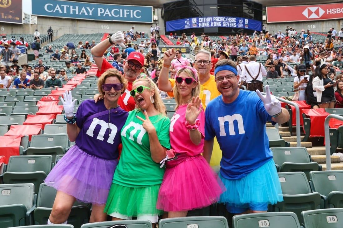 Spectators pull out all the stops and party on last day of Hong Kong Sevens