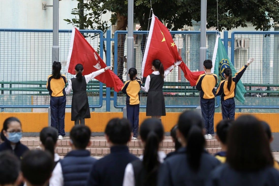 Flag-raising rules at Hong Kong schools ‘not intended to make pupils suffer’