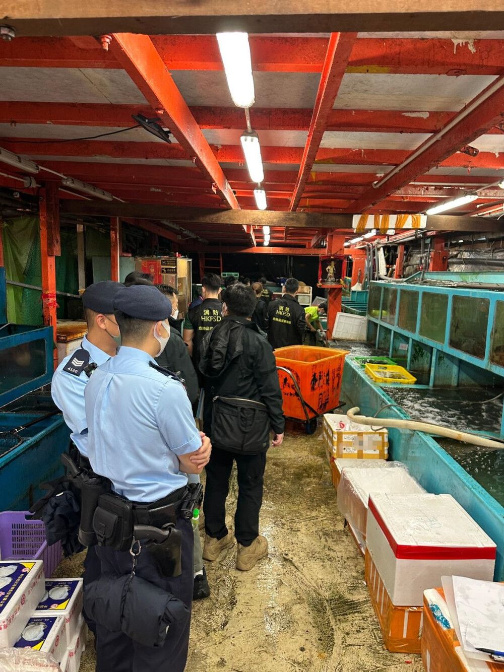 Joint operation at Aberdeen Wholesale Fish Market after price fixing complaint