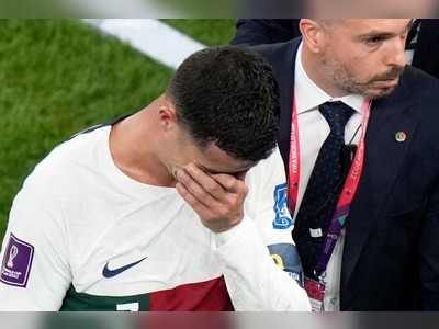 Ronaldo breaks down in tears as Portugal crash out of the World Cup