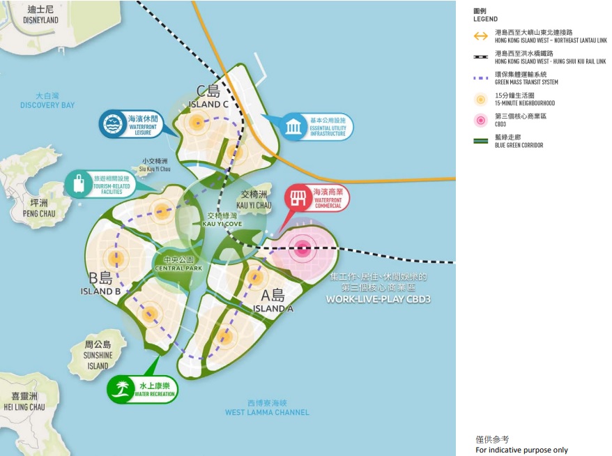 Up to 210,000 residential flats to be provided on Kau Yi Chau Artificial Islands