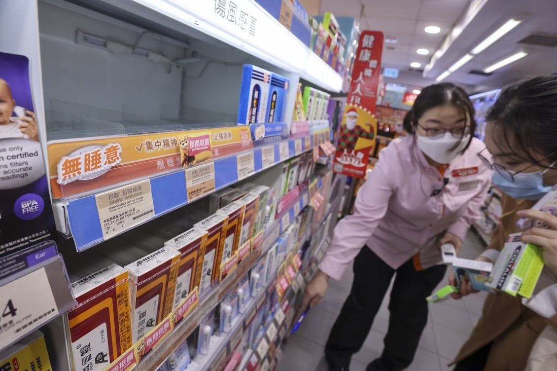 Hongkongers urged to avoid panic buying, as pain-relief drugs snapped up