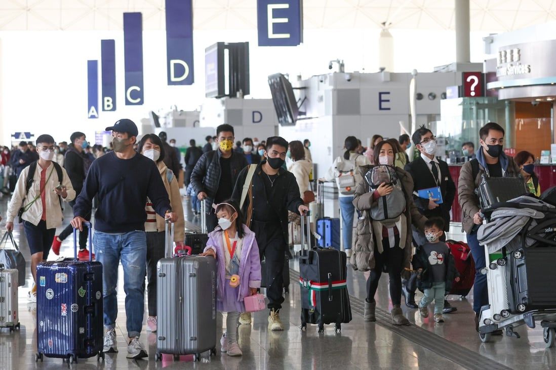 Hongkongers take advantage of relaxed Covid travel rules to finally head overseas