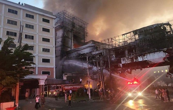 Death toll rises in Cambodia hotel casino fire