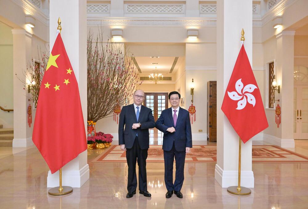 John Lee meets new liaison chief Zheng Yanxiong