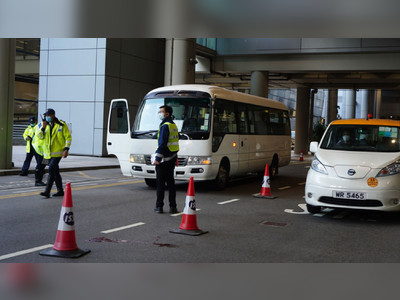 Driver arrested as woman dies after getting hit by coach bus at airport