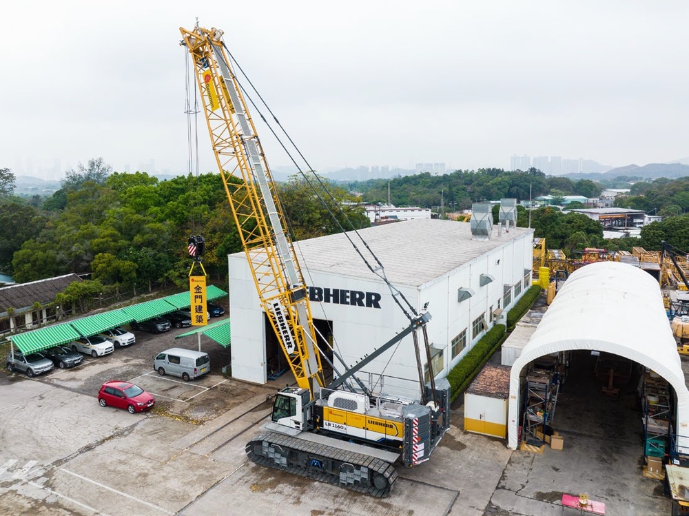 Gammon introduces the first battery-powered crawler crane to reduce carbon emissions 