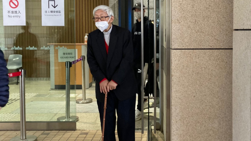 Cardinal Zen sets off for Pope Benedict's funeral in Vatican after regaining passport