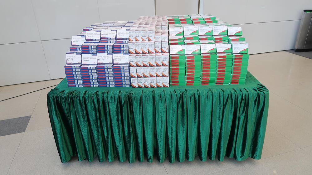 Two arrested for smuggling oral Covid drugs worth HK$7 million