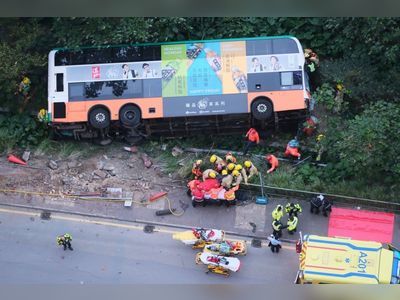 New Year’s Day bus crash in Hong Kong injures 12; driver arrested