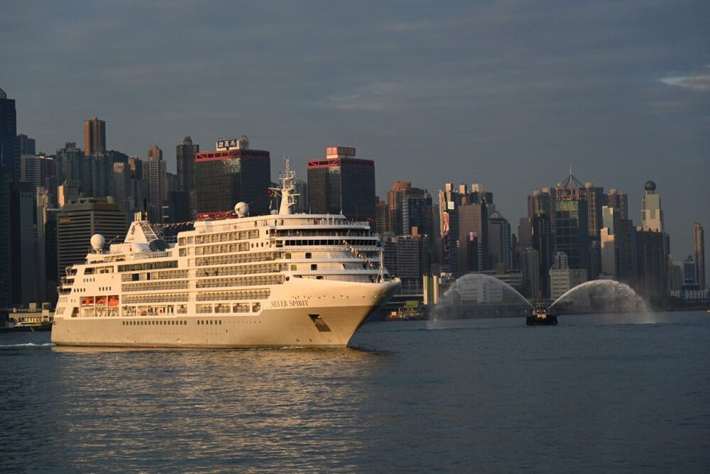 Hong Kong welcomes back first cruise ship since Covid-19 pandemic began