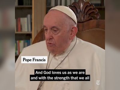 Pope Francis called on the Roman Catholic Church to welcome LGBTQ people