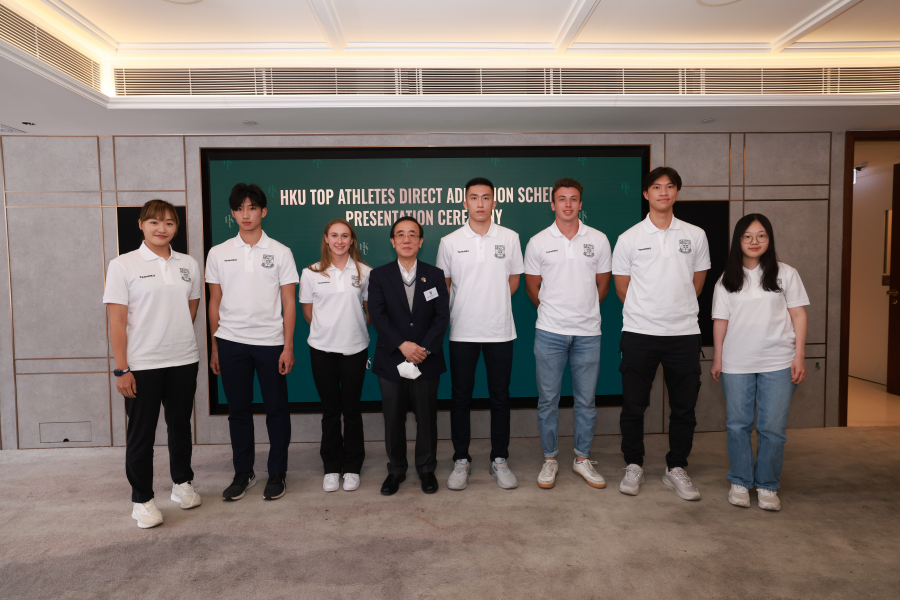 HKU welcomes eight elite student-athletes, each awarded HK$400,000 in scholarship