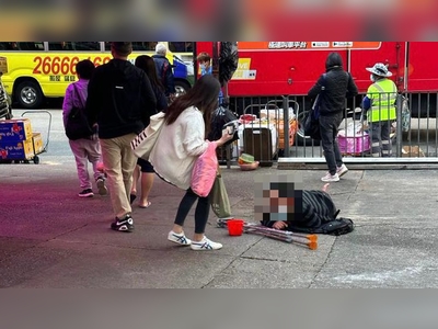 Mainland visitor arrested on suspicion of begging at Kwun Tong market