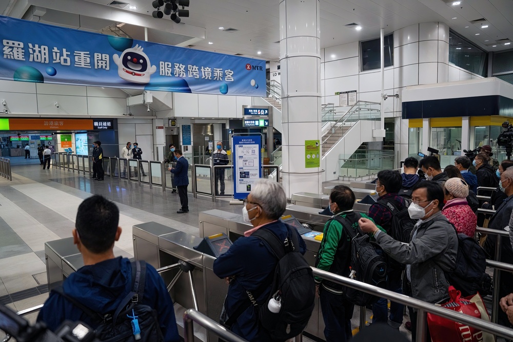 Hong Kong-China border reopens as city looks to rebuild economy