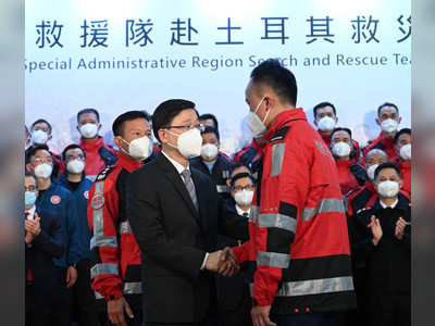 John Lee toasts Hong Kong rescue heroes for saving four in Turkey