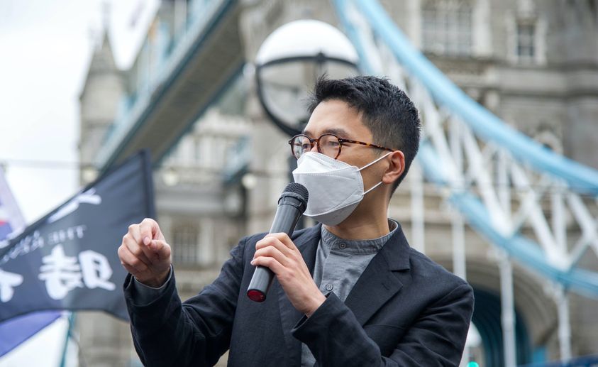 Exiled Hong Kong activist says immigration to UK will continue