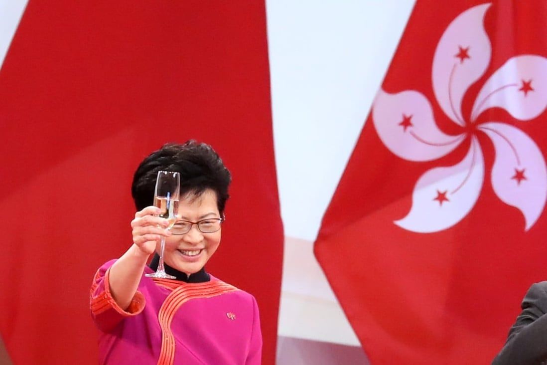 Carrie Lam accepts honorary positions and promises to use them to help Hong Kong