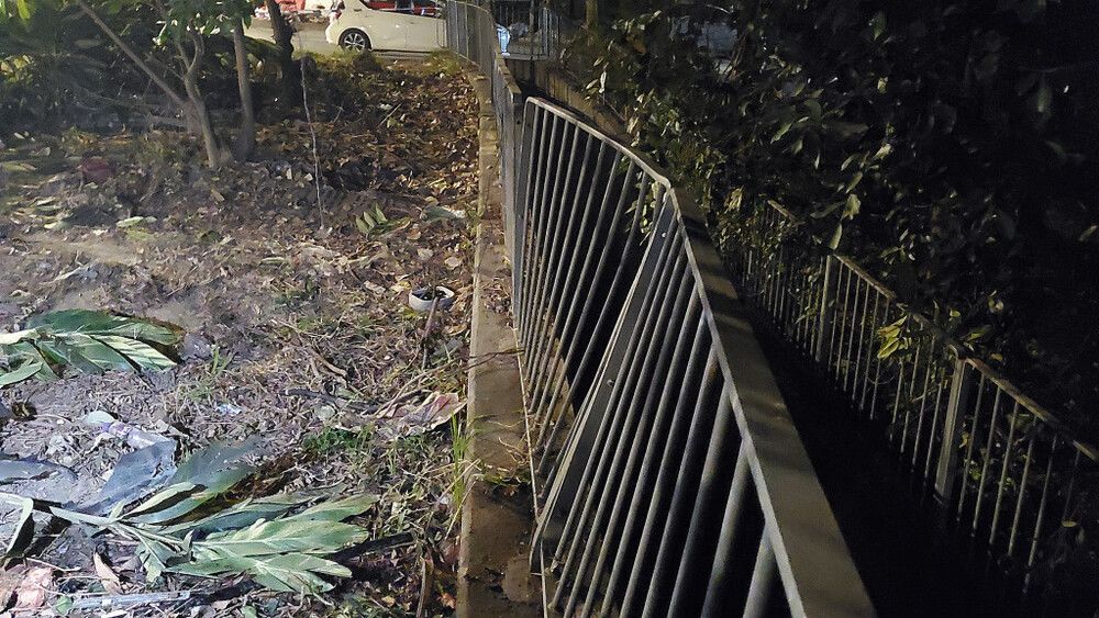 Yuen Long crash sees two men fall unconscious and teen thrown into a nullah
