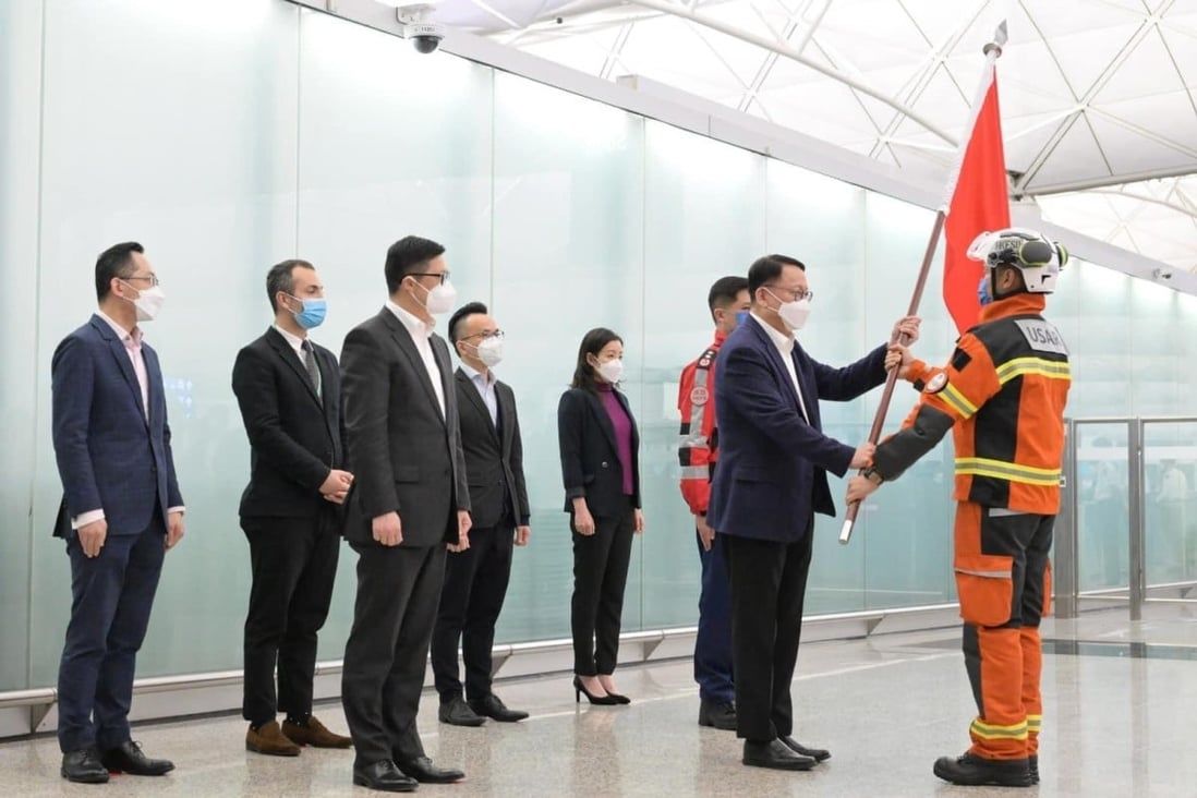 Hong Kong dispatches rescue team to quake-struck Turkey