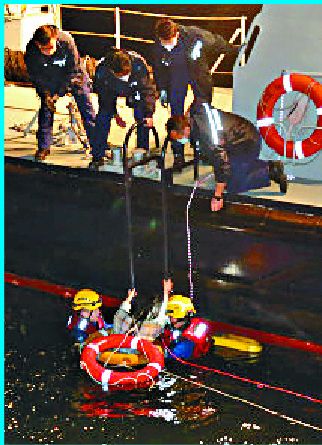 Rescue drama as woman jumps off pier after lovers' tiff