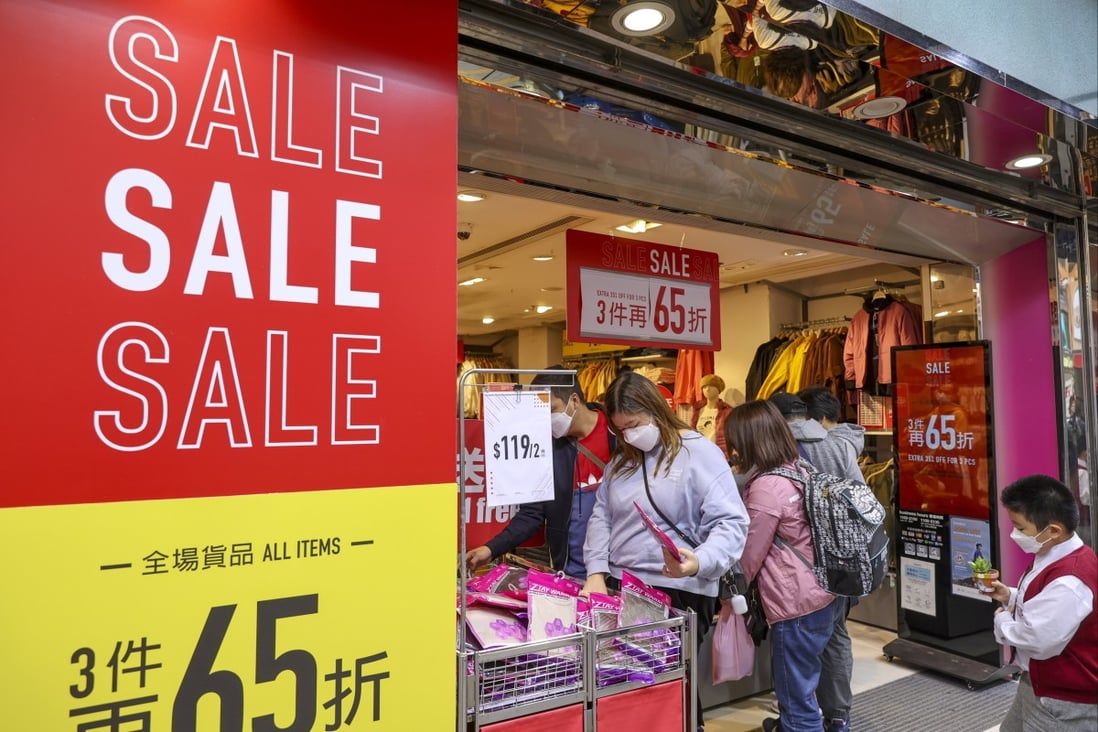 Hong Kong’s retail figures for 2022 drop 0.9 per cent, but better days predicted