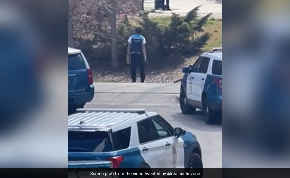 Watch: Amazon Executive Delivers Package During Police Standoff In US