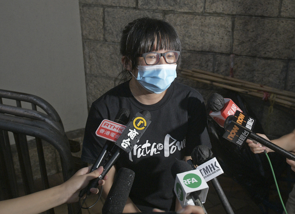 Hong Kong court jails three members of Tiananmen vigil group