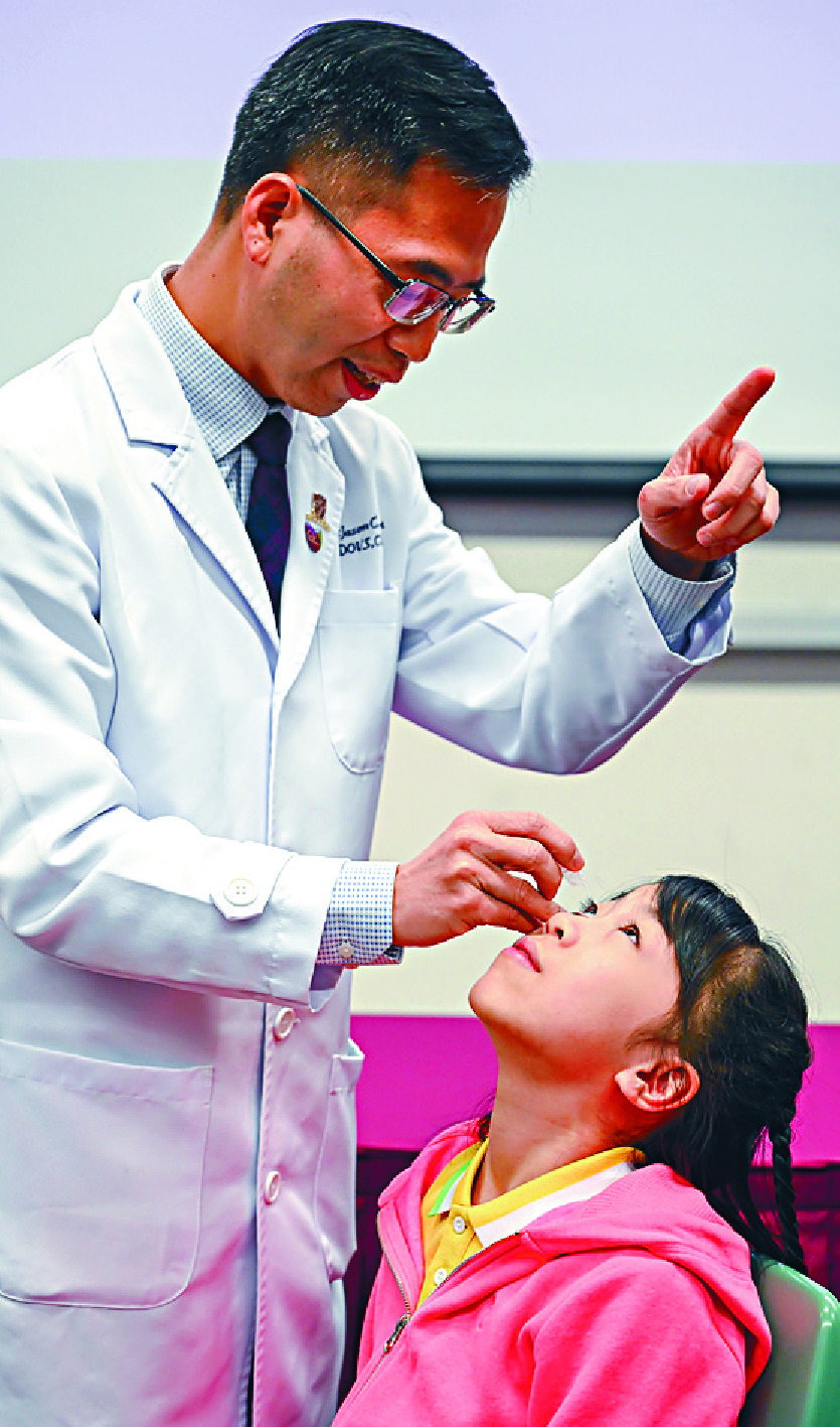 Eye drops reduce short-sightedness among children