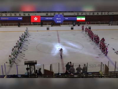 Ice hockey team leader said organizer confirmed receiving email with correct anthem