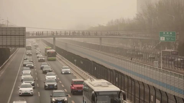 Sandstorms blanket Beijing and northern China as air pollution soars off the charts