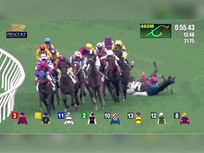 Jockey falls off horse for second time in a month during Sha Tin race