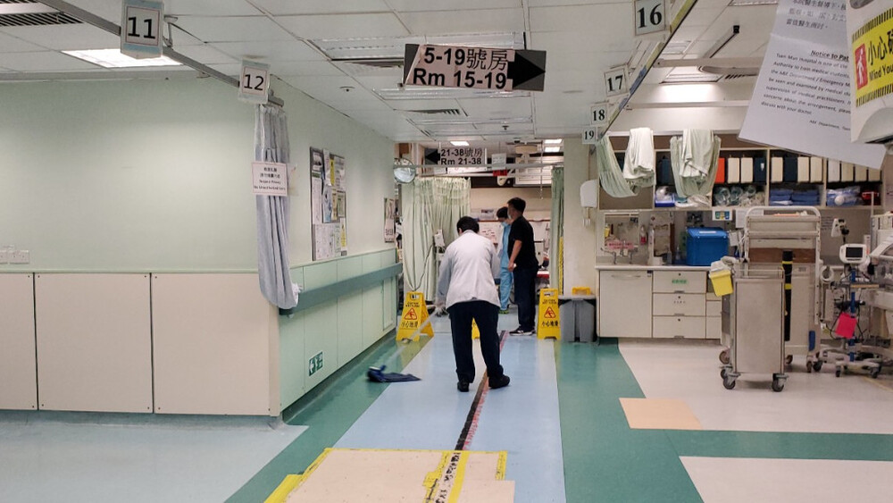 Patients diverted, operating rooms suspended as Tuen Mun Hospital hit hard by rain on Sat
