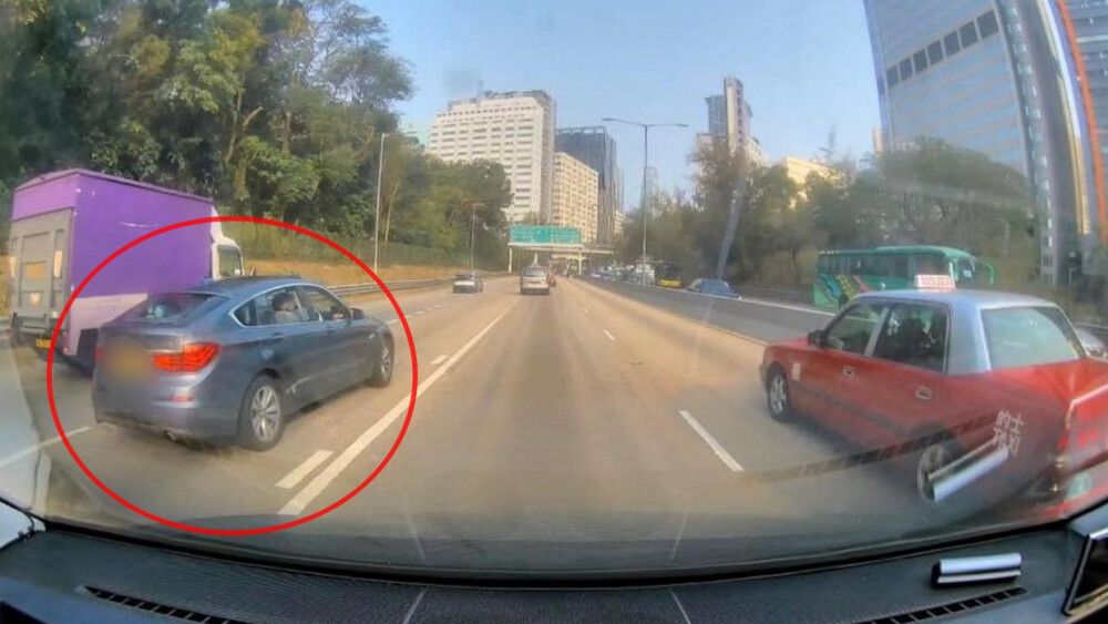 (Video) BMW driver arrested after 70km car chase from Tsuen Wan to Tin Shui Wai