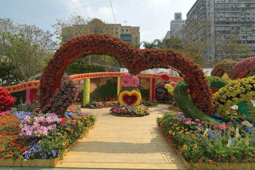 Hong Kong Flower Show returns to Victoria Park after Covid hiatus