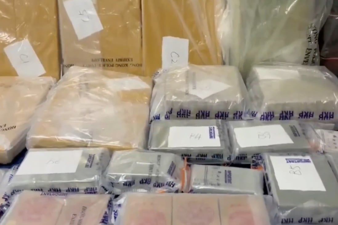 Hong Kong police seize HK$77 million worth of heroin, arrest 2 in ambush