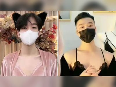 China Banned Woman From Modelling Lingerie, So Men Are Doing This