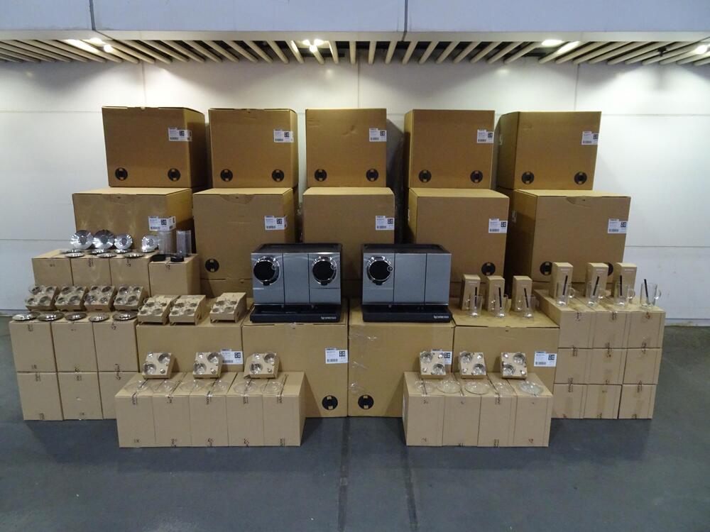 Customs seize HK$860,000 worth of smuggled coffee machines, cups and saucers