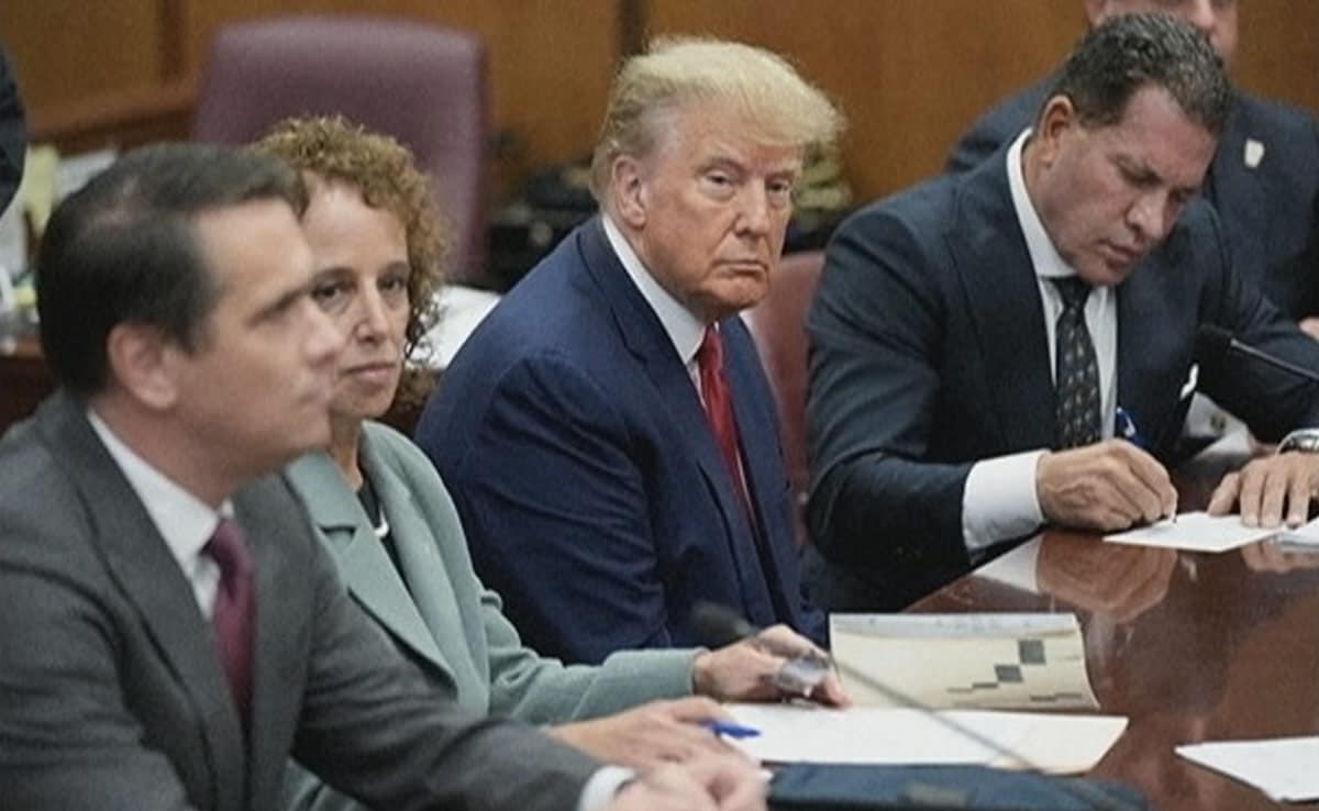 Donald Trump Defiant In New York Court After Historic Arrest