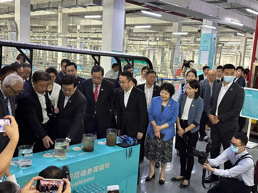 CE-led delegation visits Guangzhou sewage treatment facility