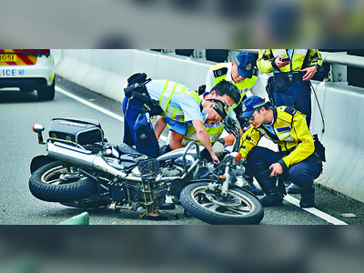 Learner motorcyclist dies in tunnel hit-and-run