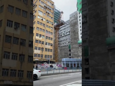 (Video) Wobbly tower crane in Kwun Tong raises safety concerns