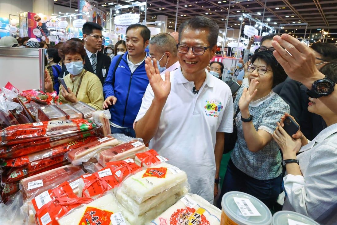 ‘Happy Hong Kong’ drive, e-vouchers to strengthen economic recovery: Paul Chan